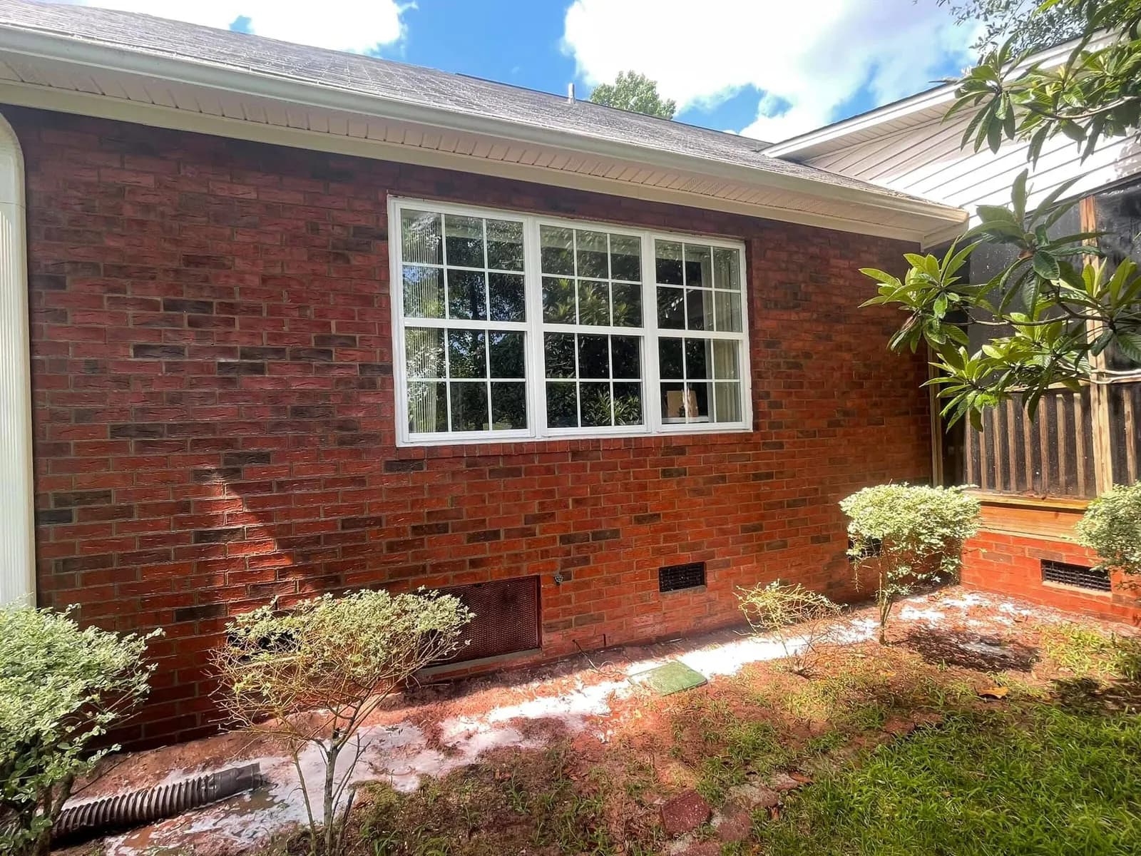 James Island home Hardie plank siding fully cleaned and algae-free after professional soft-wash by Pepper's Pressure Washing